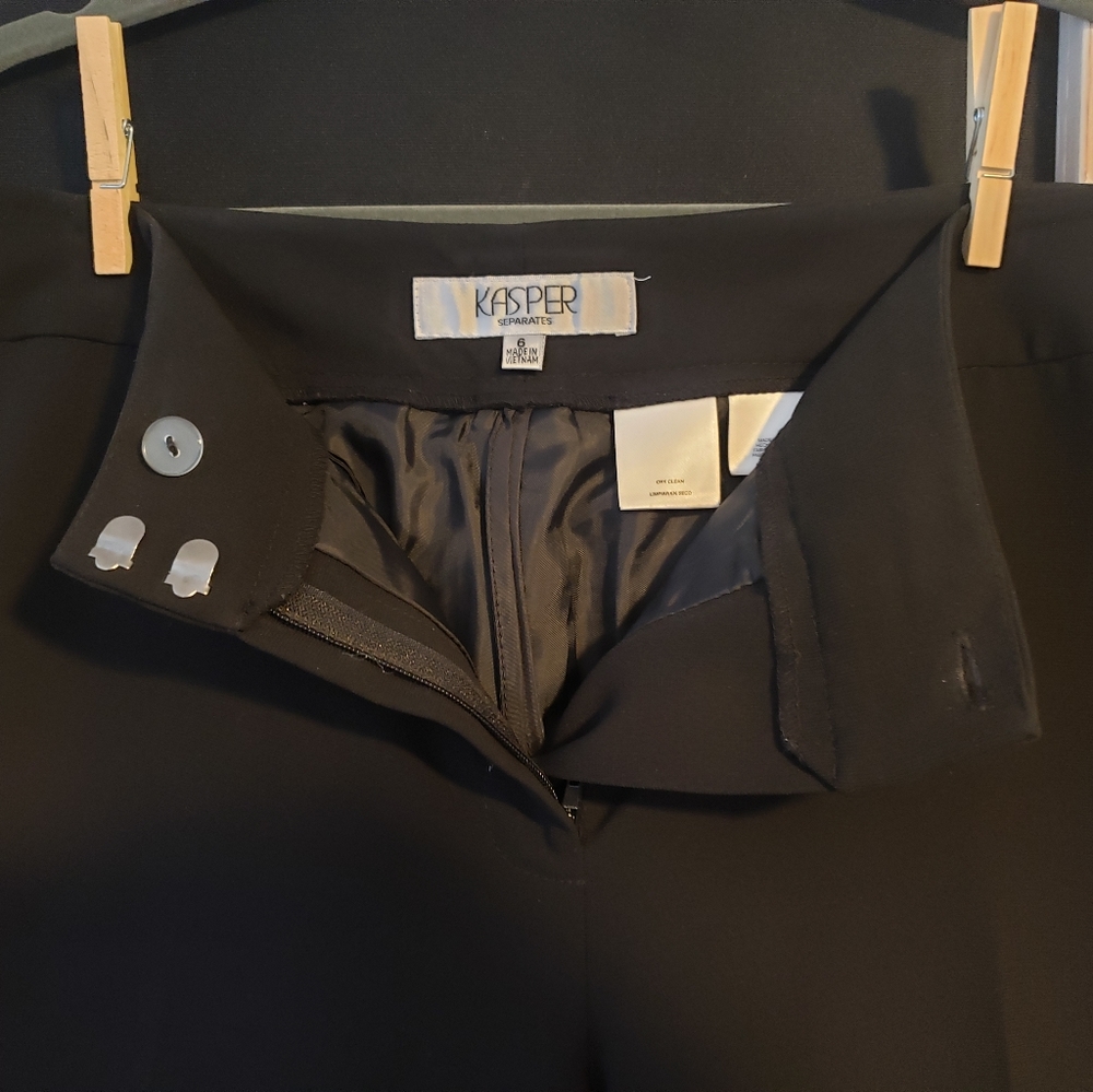 black slacks bottoms straight leg